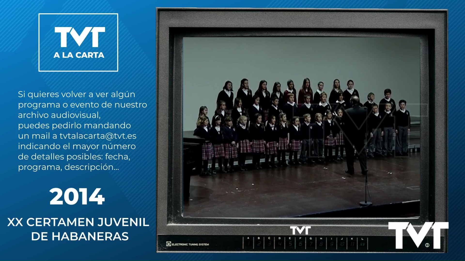 TVT a la Carta - 103 - Certamen Juvenil habaneras 2014